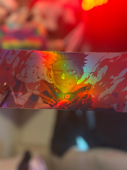 Jujutsu Kaisen Holographic Weatherproof Vinyl Decal - Sukuna