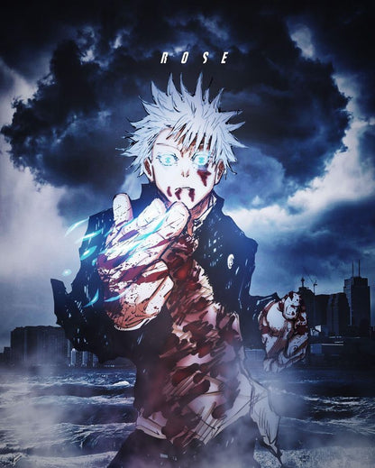 Jujutsu Kaisen Holographic Weatherproof Vinyl Stickers - 3 Set